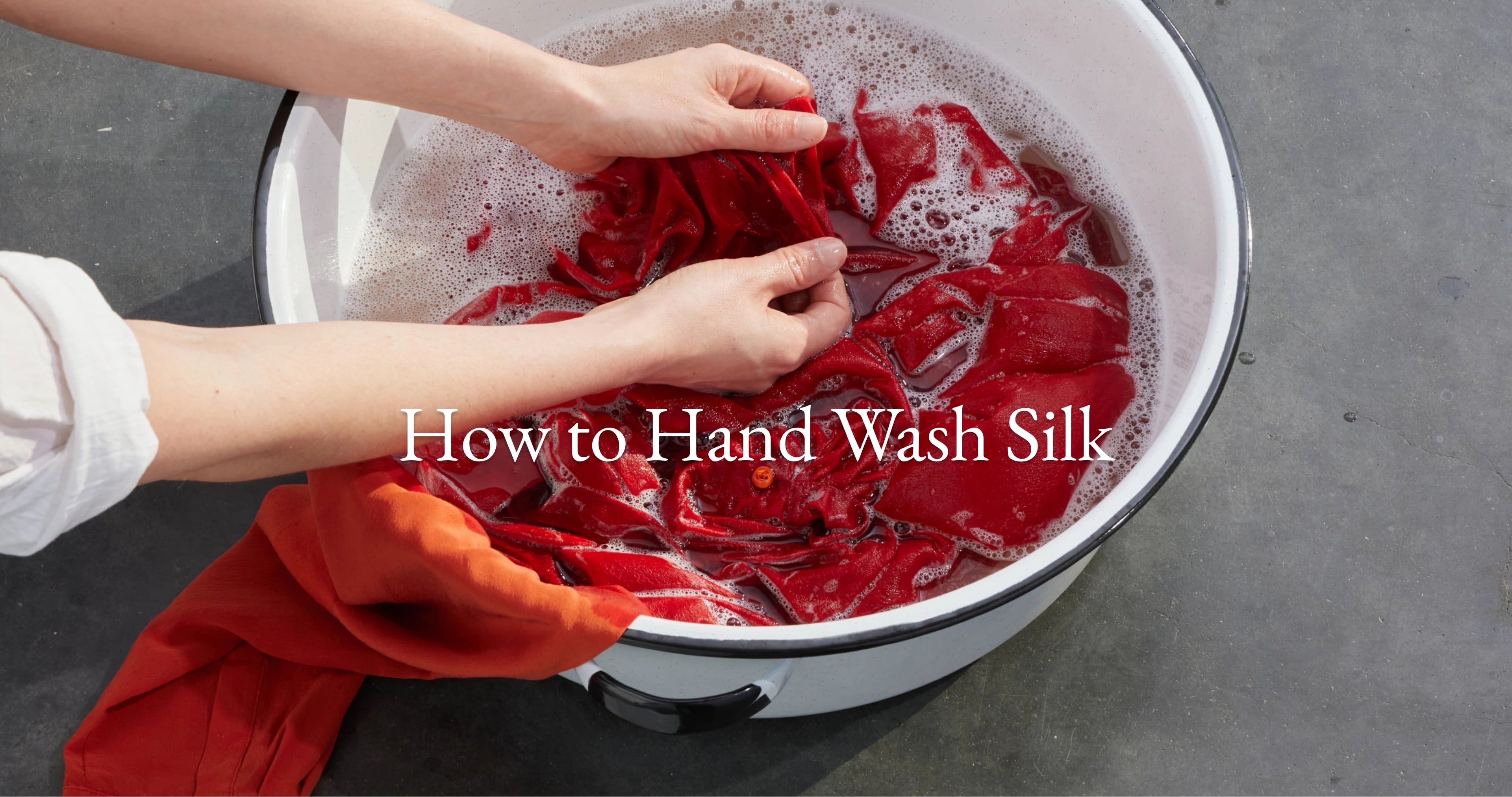 22f-stock-handwashing-silk How to Care for Silk: Wash, Refresh \u0026 Store | EILEEN FISHER | EILEEN FISHER