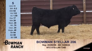 Lot #5 - BOWMAN STELLAR 206