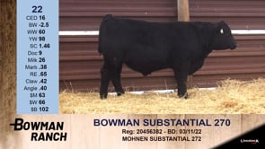 Lot #22 - BOWMAN SUBSTANTIAL 270
