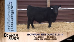 Lot #34 - BOWMAN RESOURCE 2114