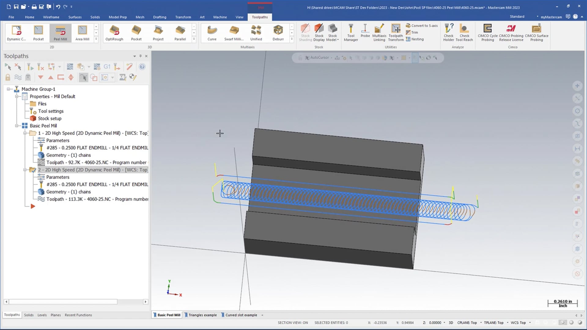 2D HST & Dynamic Toolpaths