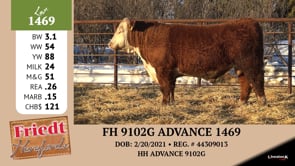 Lot #1469 - FH 9102G ADVANCE 1469