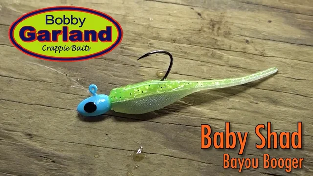 Bobby Garland Crappie Baits Baby Shad Swimmer Monkey Milk 2 1/4