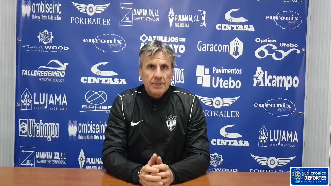 LA PREVIA / Utebo FC - Real Sociedad "C" / JUAN CARLOS BELTRÁN (Entrenador Utebo) Jornada 18 / 2ª RFEF - Grupo 2 / Fuente: Utebo FC