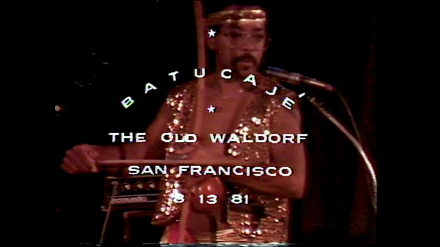 Batucaje at The Old Waldorf 1981 SF