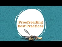 Copy Editing: Proofreading Best Practices