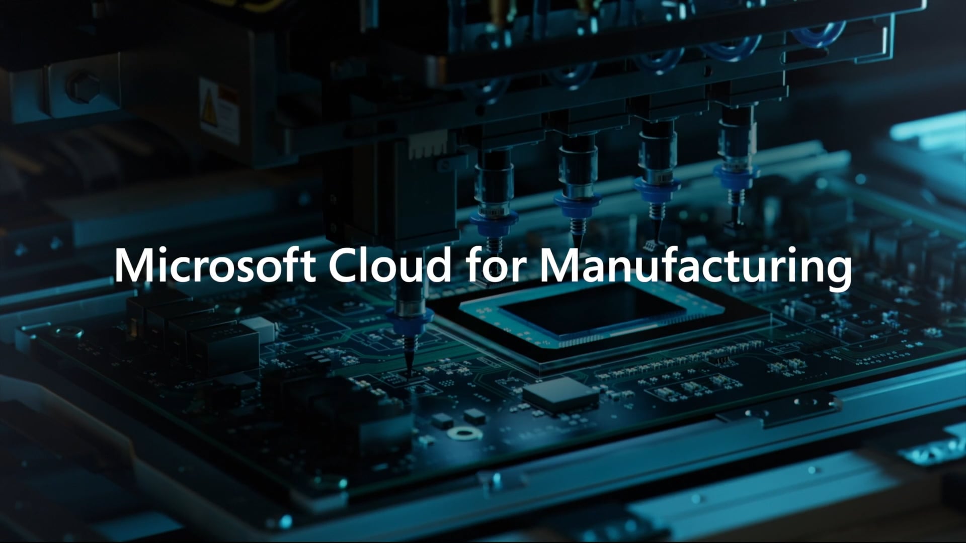 Microsoft Cloud for Manufacturing All Up Promo