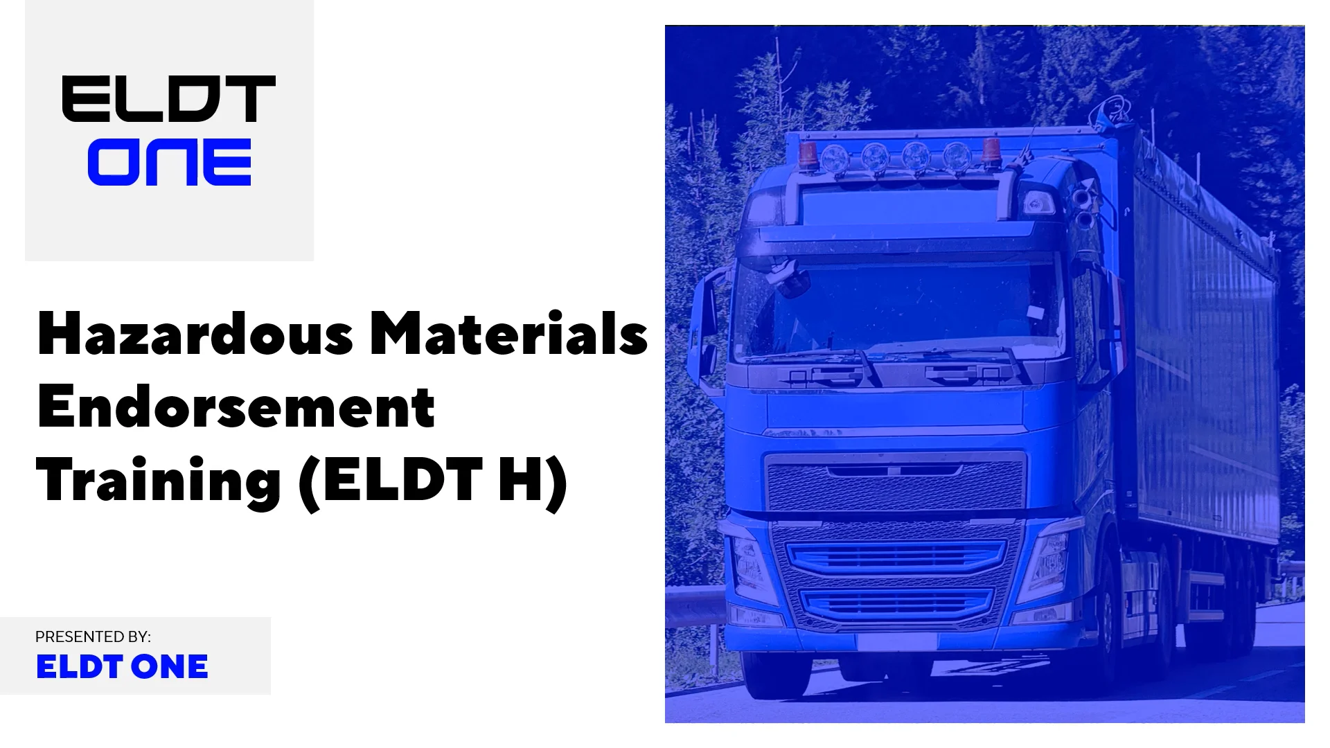 Hazardous Materials Endorsement Training (Theory) on Vimeo