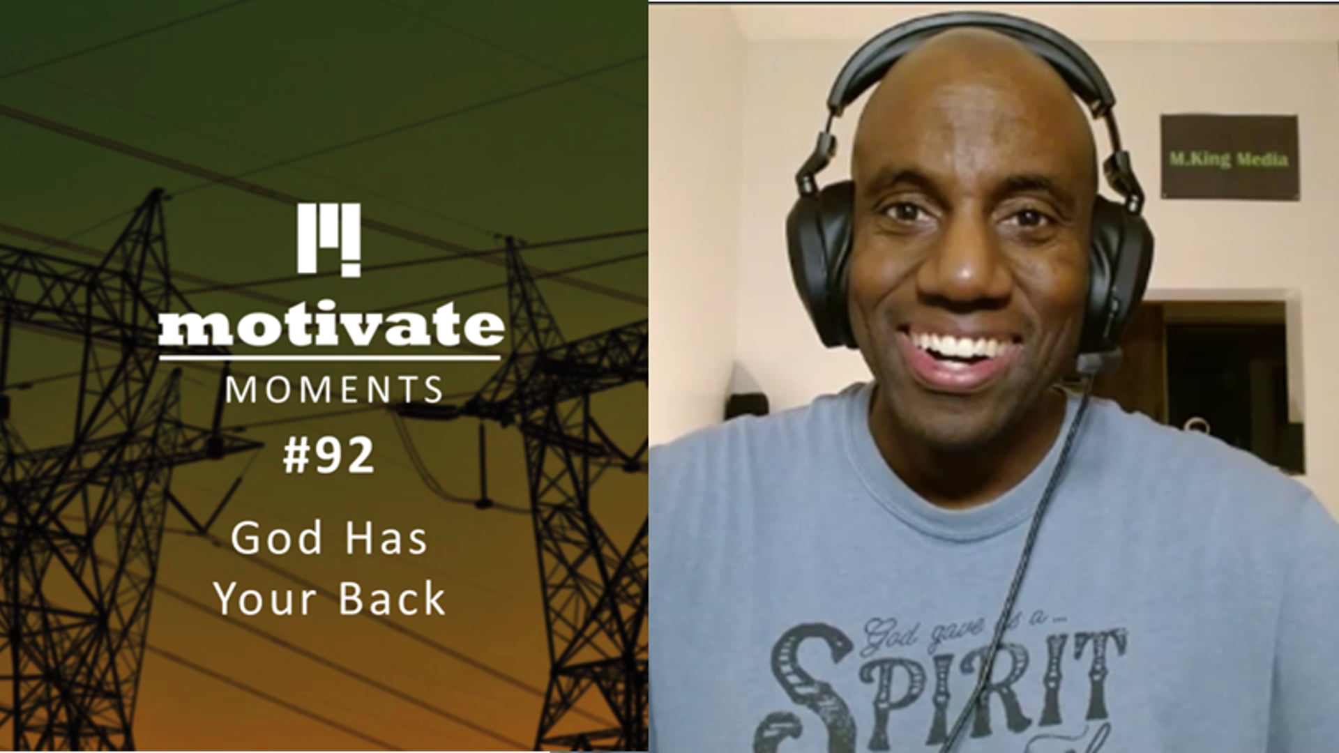 Motivate Moments #92: God Has Your Back