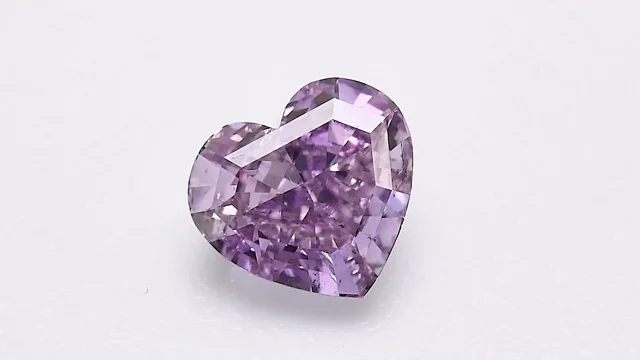 Purple on sale diamond heart