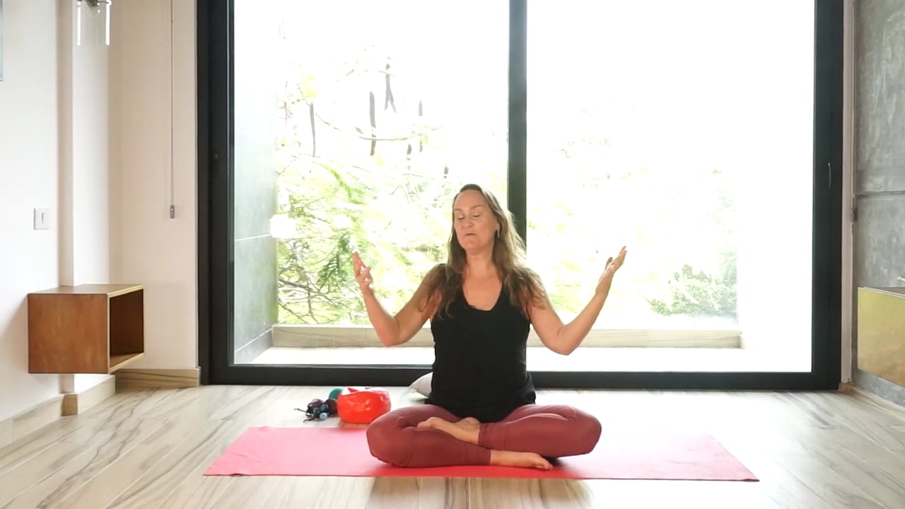 Jour 29. Yoga Balles et méditation guidée sur le chakra du coeur avec Maryse Lehoux (24 min)