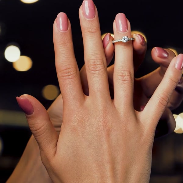  Годежен пръстен Share Your Love: бяло злато, диамант