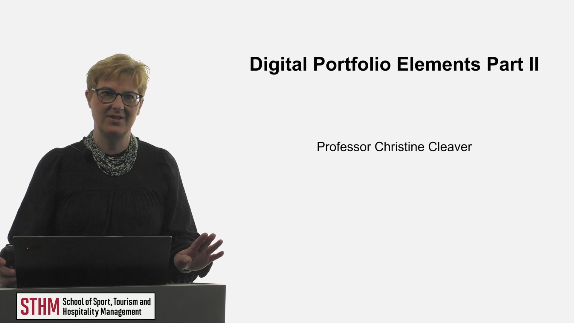 Digital Portfolio Elements Part II