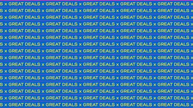 great deal, best deals, retail deals