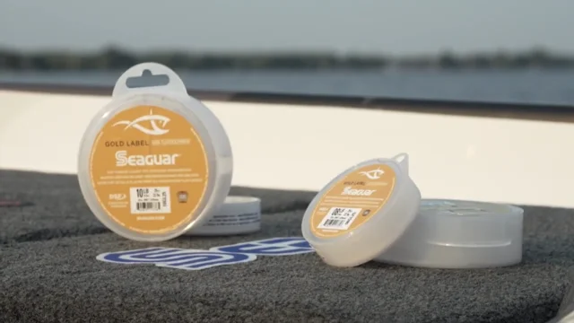 Seaguar Gold Label 100% Fluorocarbon Leader Material (Model: 25yd