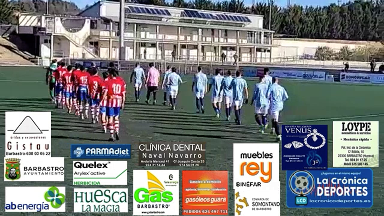 (RESUMEN y GOLES) / UD Barbastro 0-2 CF Calamocha / Jornada 18 / 3ª División