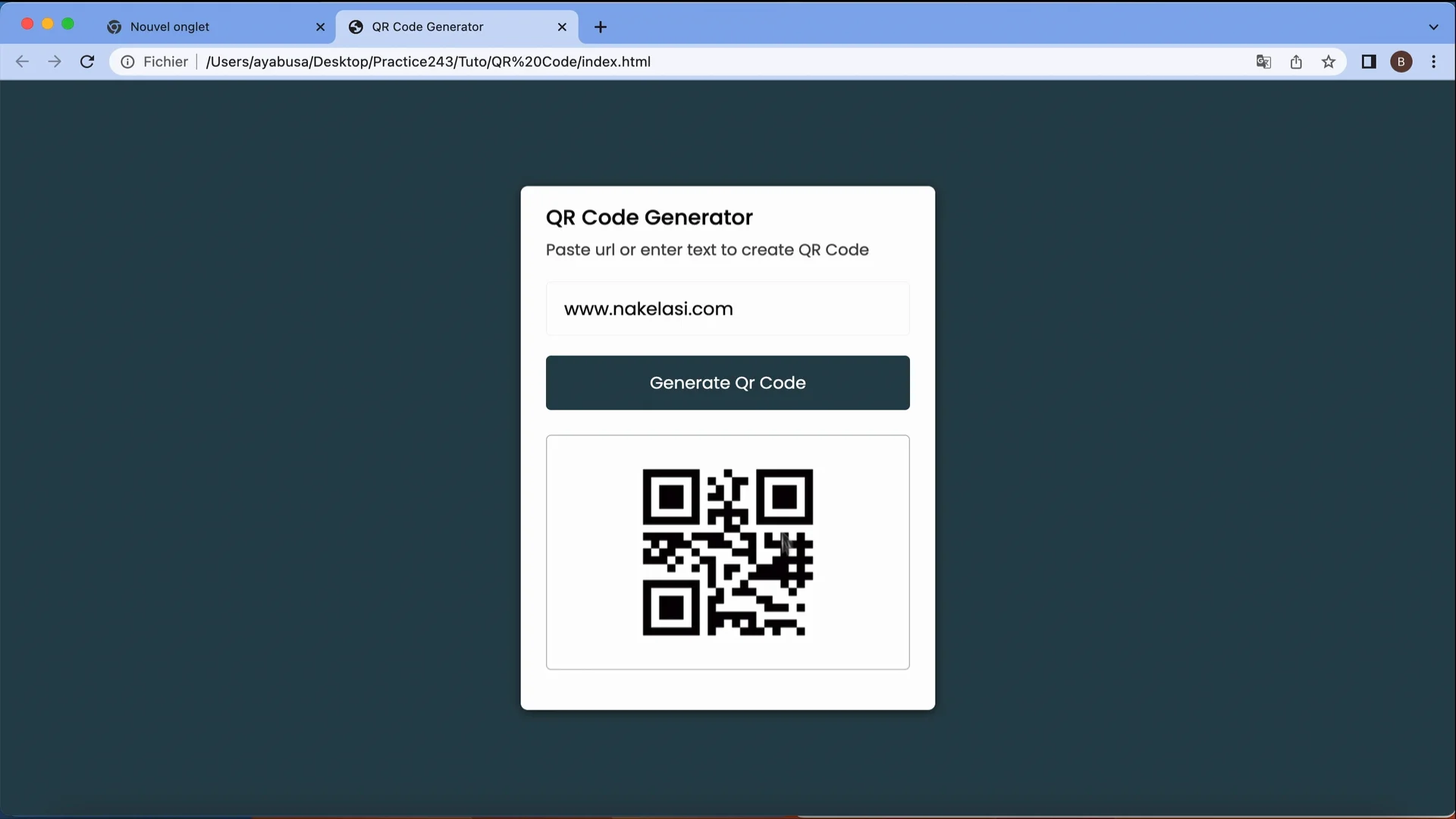 Generate QR Code on Vimeo