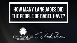 How many languages did the people of Babel have?