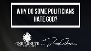 Why do some politicians hate God?