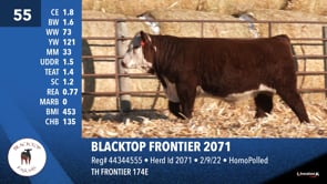 Lot #55 - BLACKTOP FRONTIER 2071