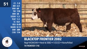 Lot #51 - BLACKTOP FRONTIER 2082