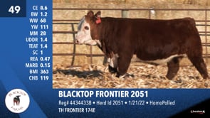 Lot #49 - BLACKTOP FRONTIER 2051