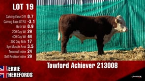 Lot #19 - Towford Achiever 213008