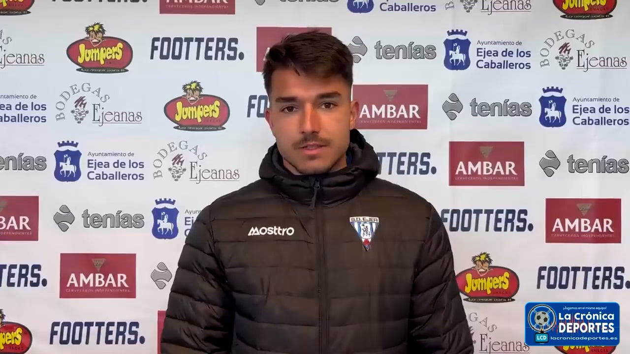 FRAN SANTOS (Jugador Ejea) SD Ejea 1-0 CF Épila / Jornada 18 / 3ª División / Fuente: Facebook SD Ejea