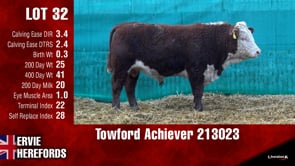 Lot #32 - Towford Achiever 213023