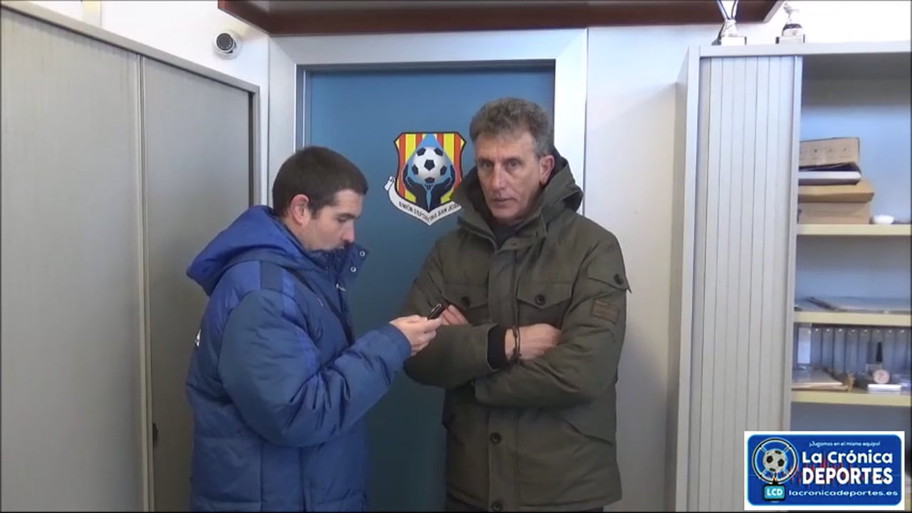 JOSÉ RAMÓN SUÁREZ (Entrenador Villa de Alagón) UD San José 1-1 CF Villa de Alagón / Jornada 16 / Regional Preferente Gr 2 / Fuente: YouTube Raúl Futbolero