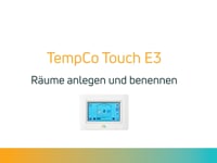 Räume mit Zonensteuerung Touch E3 umbenennen