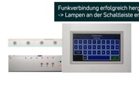 Funkverbindung zentraler Thermostat Touch E3  und dem Connect 6M