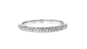 15 ct. t.w. Diamond Cluster Band in Sterling Silver
