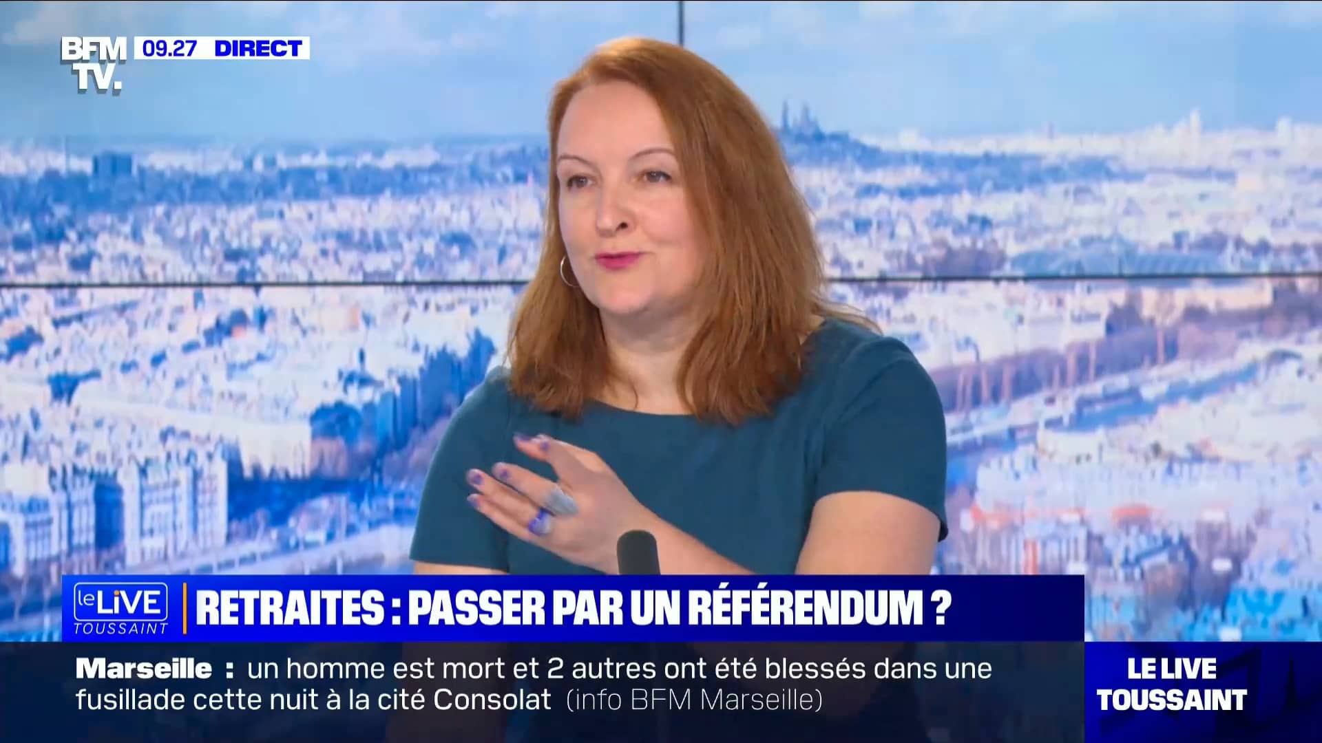 Réforme des retraites : Interview de Murielle Guilbert sur BFM TV le 20 ...