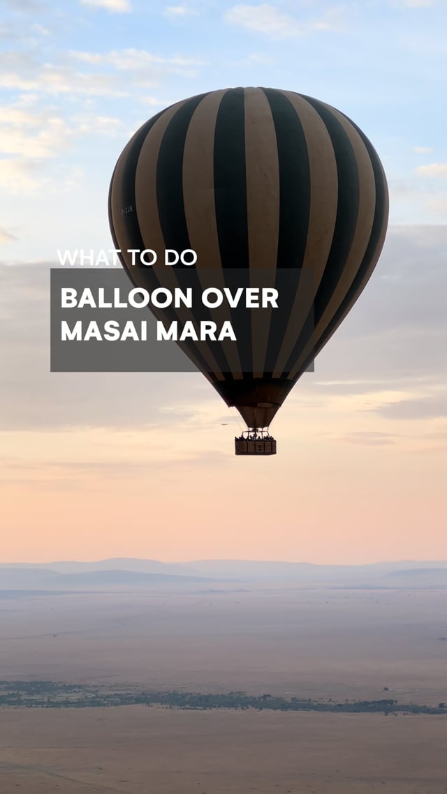 Balloon over Masai Mara