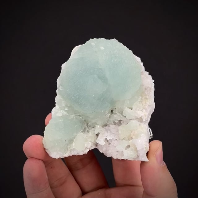 Prehnite and Quartz