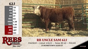 Lot #62J - RB UNCLE SAM 62J