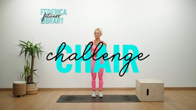 Chair Challenge – Snellisci, Tonifica e Modella programma di 12 settimane