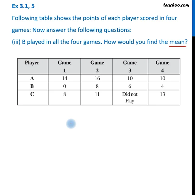 Solved 8. In the following table of remaining games, is it