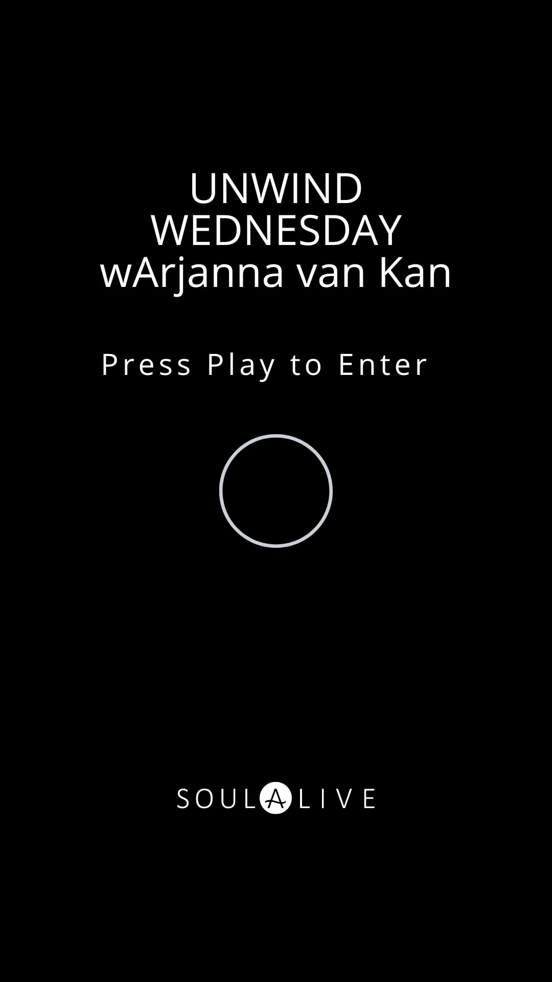 UNWIND Wednesday's with Arjanna van Kan on Vimeo