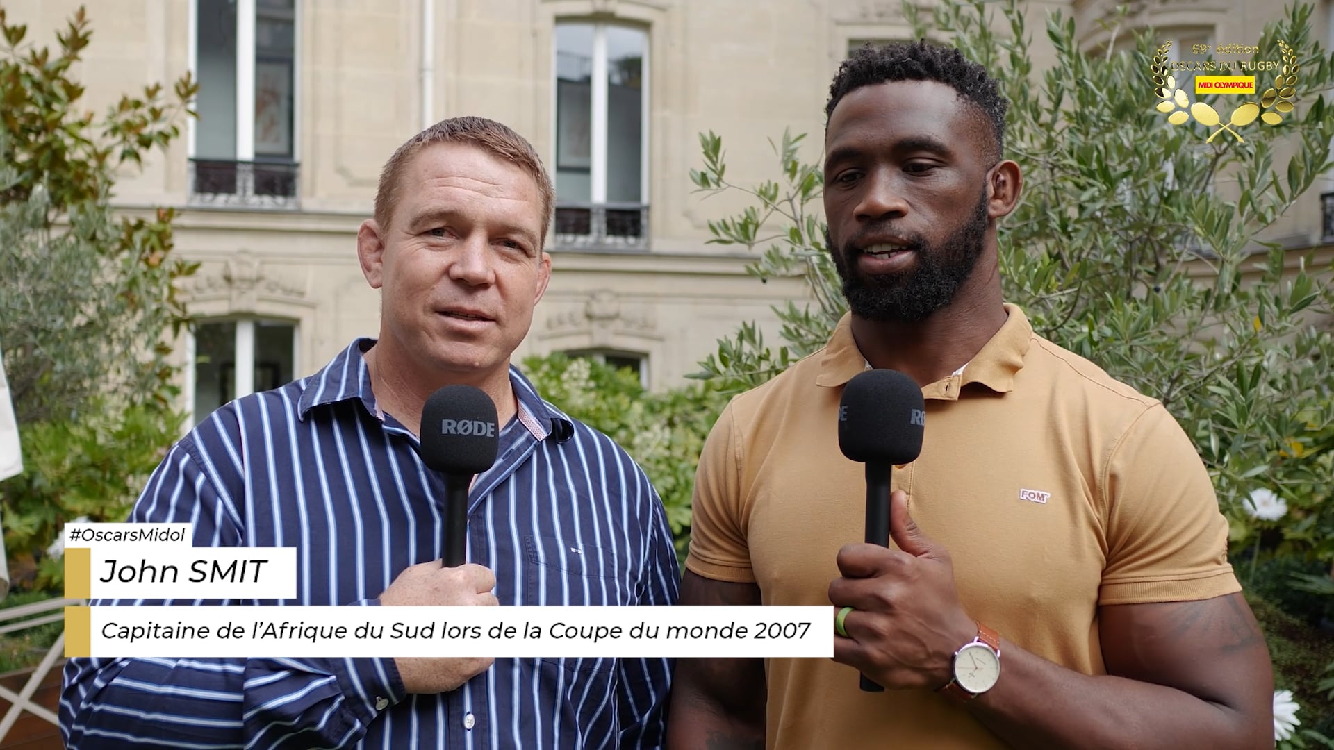 Interview John SMIT et Siya KOLISI - Gala du midi olympique