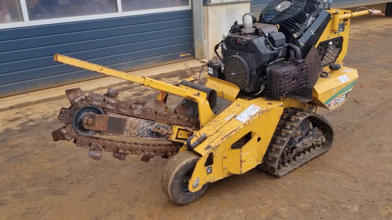 Vermeer RTX150 Pedstrian Walk Behind Tracked Trencher - Leeds January ...