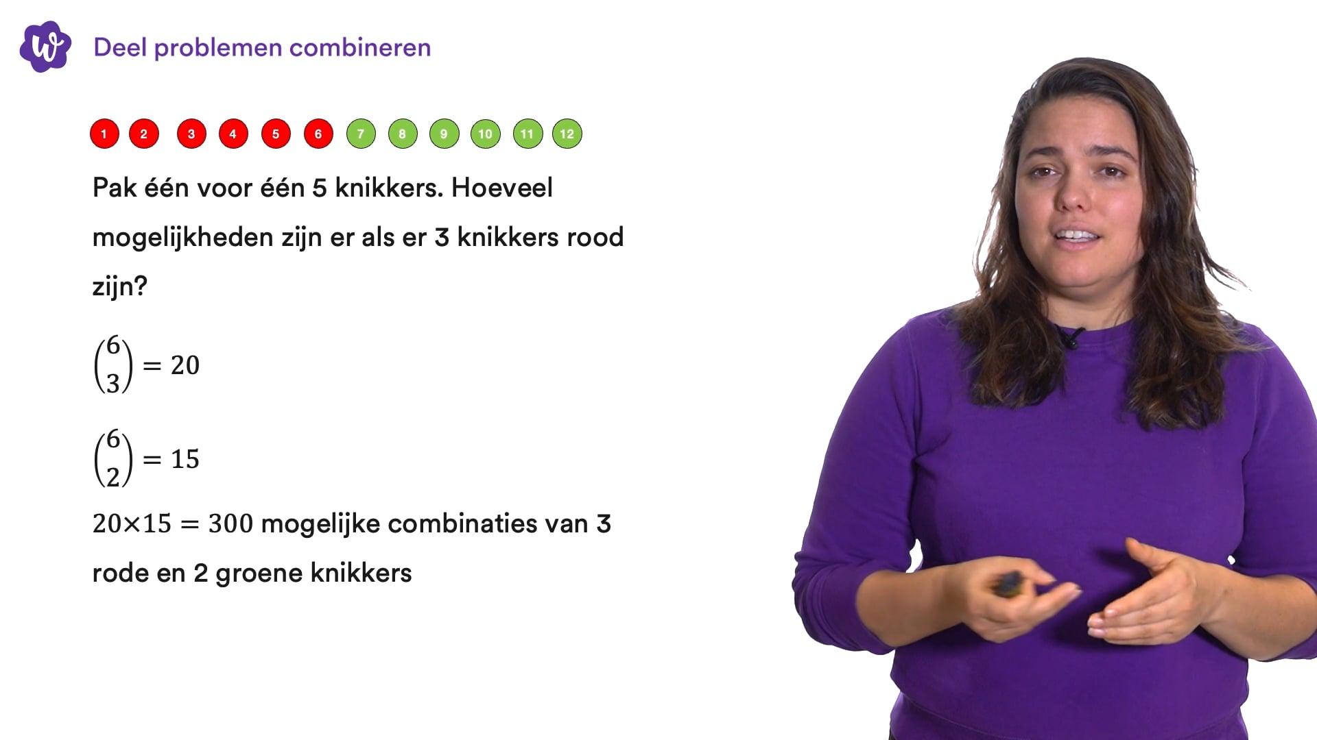 Deelproblemen Combineren WRTS