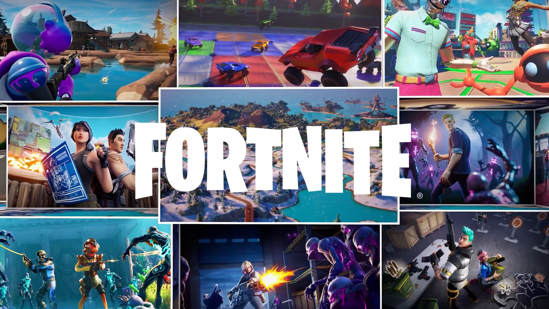 2021 Fortnite Battle Royale Recap Sizzle [Intro and Endslates]