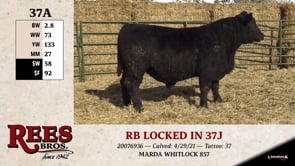 Lot #37A - RB LOCKED IN 37J