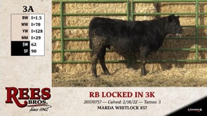 Lot #3AA - RB LOCKED IN 3K