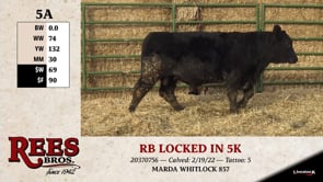 Lot #5AA - RB LOCKED IN 5K