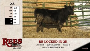 Lot #2AA - RB LOCKED IN 2K