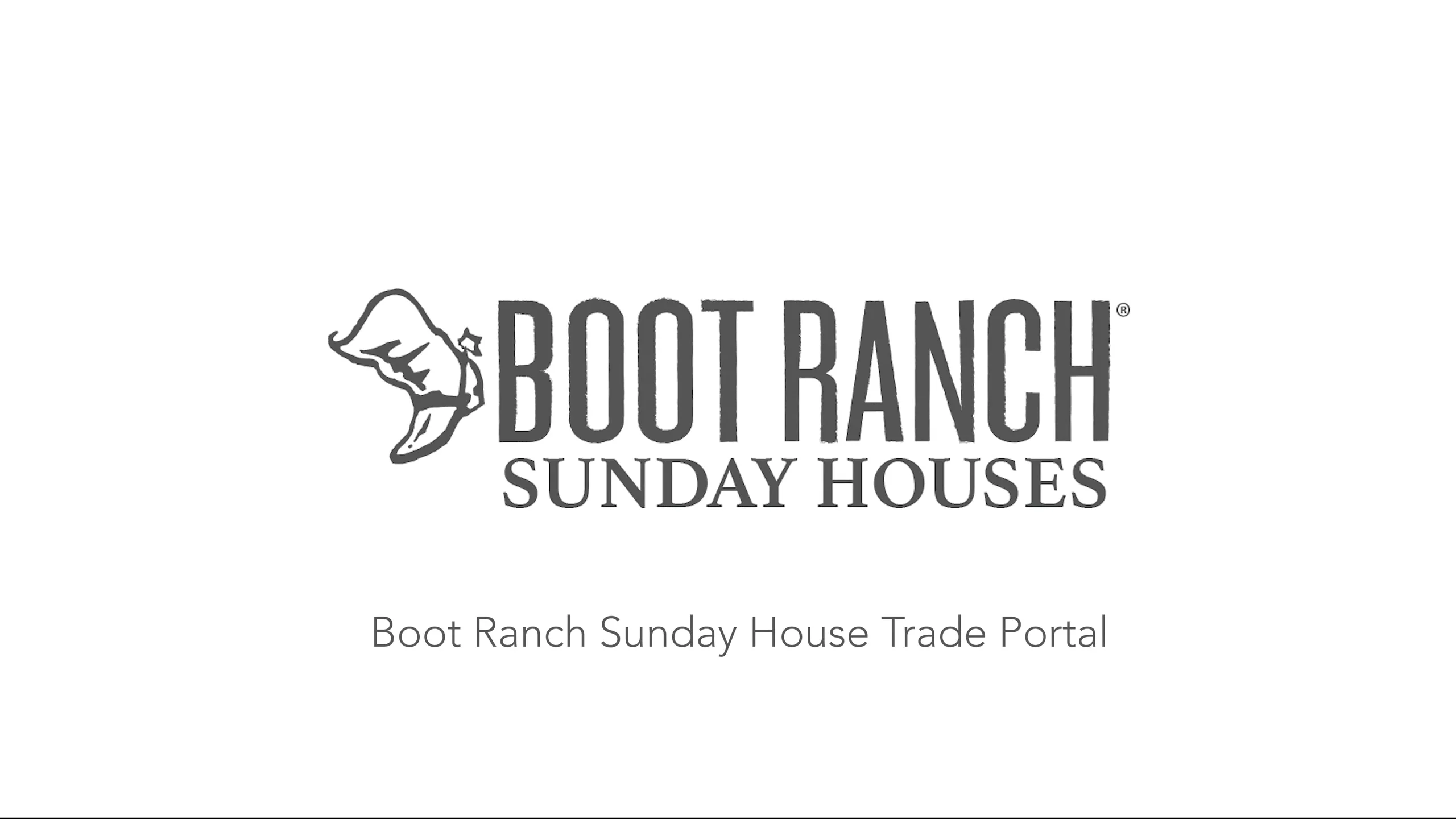 Boot Ranch Sunday House Trade Portal Elements on Vimeo