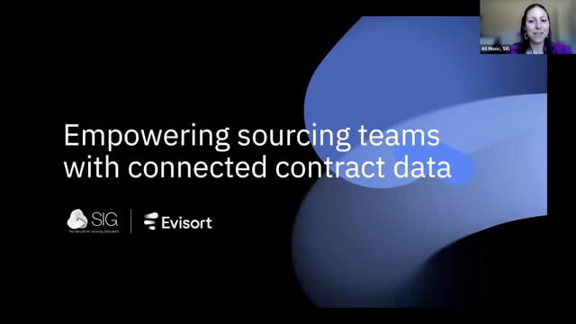 Empowering Sourcing Teams with Connected Contract Data, presented by Evisort | 1.24.2023